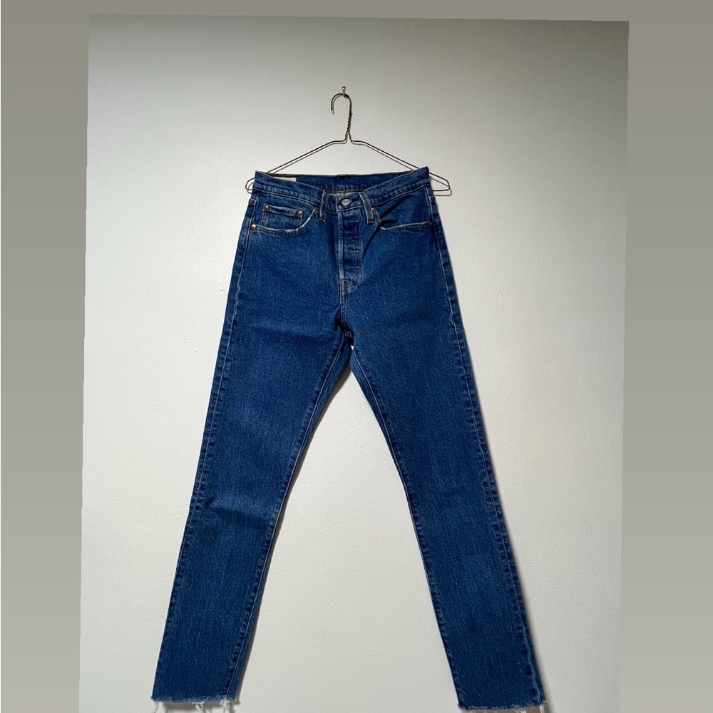 Levi's Women's Straight Leg Jeans in Deep Blue